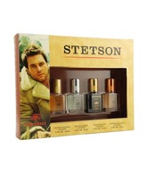 Stetson Variety by Coty for Men. Set-4 Piece Variety With Stetson & Stetson Fresh & Stetson Black & Stetson Rich Suede And All Are Cologne .5-Ounces (Imported)