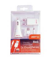 aero 3 in 1 travel charger for iPhone 5 & iPad mini