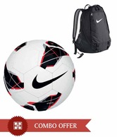 Nike Strike size 5 & Nike Football Offense Backpack