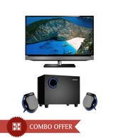 Toshiba 32 inches 32PB 200 HD Ready LED Television with Philips SPA12 2.1 Speaker system