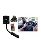 Speedwav - Sonilex Car Mp3 Fm Modulator Transmitter With 2 Remotes Black Colour