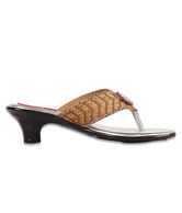 Little Aiva Fab Brown Slip-on Heels