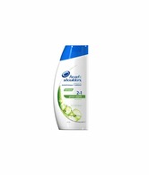 Head & Shoulders 2-in-1 Dandruff Shampoo and Conditioner Green Apple 23.7 -QCF