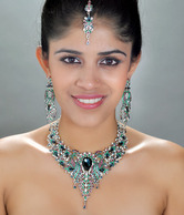 Deccan Pearls Radiant Peacock Set