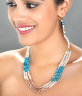 Deccan Pearls Crystal & Pearl Set