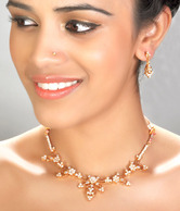 Deccan's Goldplated Floral Set