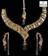 Deccan Pearls Designer Gold set 