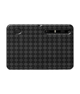 Amzer Luxe Argyle High Gloss TPU Soft Gel Skin Case - Smoke Grey for Motorola Xoom