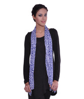 Manjari Regal Polka Stole - YI-ss-1-BLUE