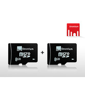 Strontium 8GB MicroSD + 8GB MicroSD 