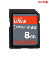 Sandisk Ultra 8GB/30mb SDHC Card , Class 6