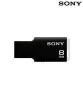 Sony Micro Vault Tiny 8GB Pen Drive (Black)