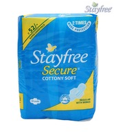 Stayfree Secure Cottony Wings 20 Pads