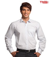 TN'G White Small Checks Shirt-TNG-TFGN-9602-BL