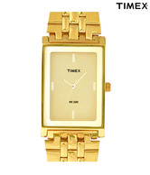 Timex Formal Trendy Gold Tone Watch