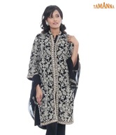 Tamanna Black-White Kaftan Panache Suit