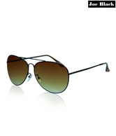 Joe Black Brown Aviator Sunglasses