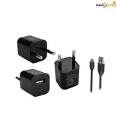 Callmate USB Home Cube Charger With Micro Data & Charging Cable Black