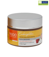 VLCC Enbrighten tinted Sun Screen Souffle SPF 25(with red grape extract)40g