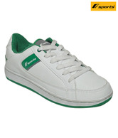 F Sports Dynamic White & Green Sports Shoes