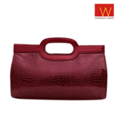 W 'Cherry' Square Clutch