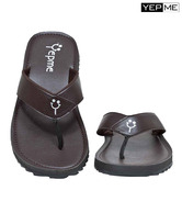 Yepme Dark Brown Slip-on Slippers