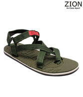 Zion Military Green Strappy Floaters