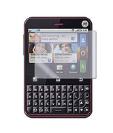 Amzer Super Clear Screen Protector with Cleaning Cloth for Motorola Charm MB502