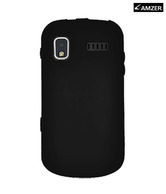 Amzer Silicone Skin Jelly Case - Black For Samsung Focus I917