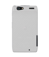 Amzer Silicone Skin Jelly Case - Transparent White For Motorola RAZR XT910