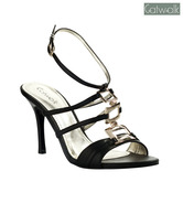 Catwalk Black Heel Sandals