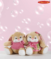 Play-n-Pets Couple Rabbit Soft Toy