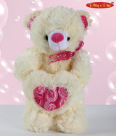 Play-n-Pets Bear With Heart Soft Toy