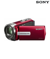Sony DCR-SX45E Camcorder (Red)
