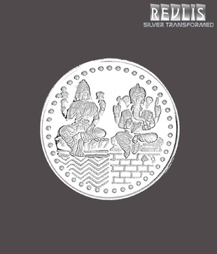 Revlis 20 Gram Round Silver Coin - COIN20 Bring peace and prosperity to your home with 999 silver coin this Akshaya Tritiya
