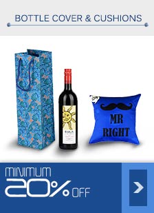 Bottle covers & Cushions Min. 20% off