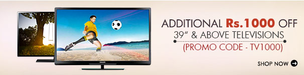 TV's (Additional Rs.1000 Off)