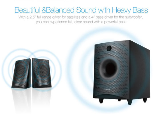 f&d 2.1 multimedia speakers