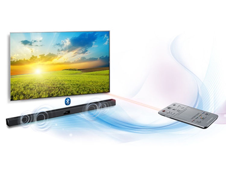 Buy Samsung HWF355 Bluetooth Soundbar with wireless Subwoofer Online