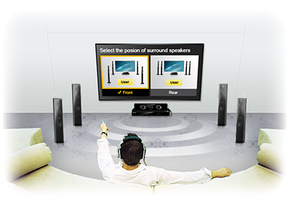Set up speakers in the simplest fashion