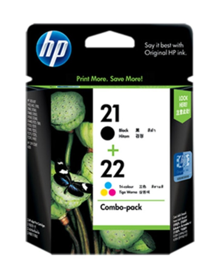 hp 21 and 22 ink cartridge price