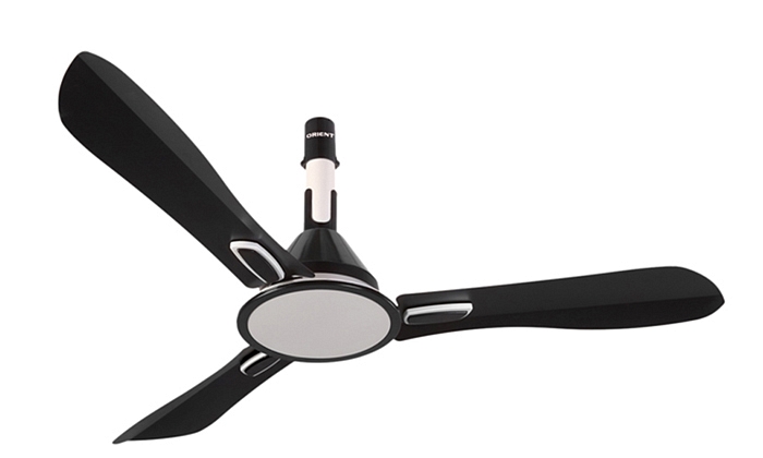 Orient 1200 mm Areta Ceiling Fan Black Pearl Metallic White Price in