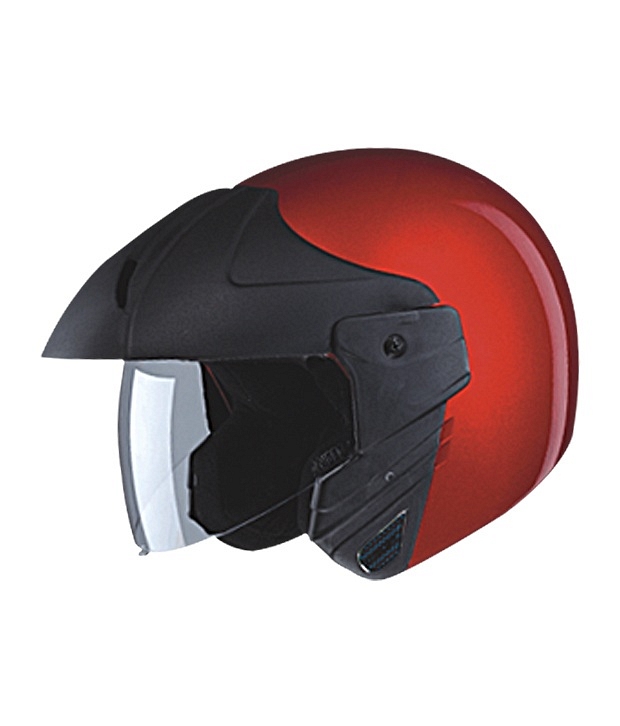 Studds Open Face Helmet Ninja Concept (Cherry Red) [Extra Large