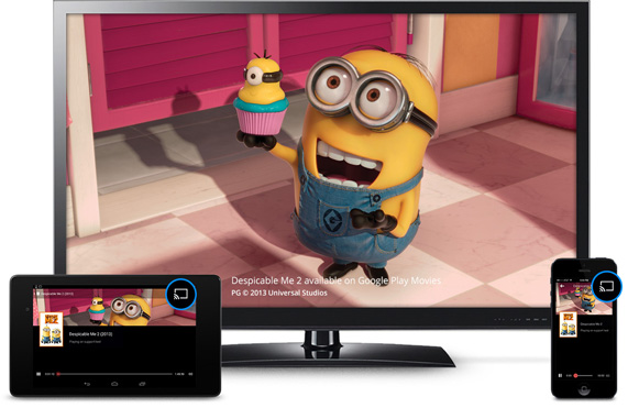 google chromecast streaming media player