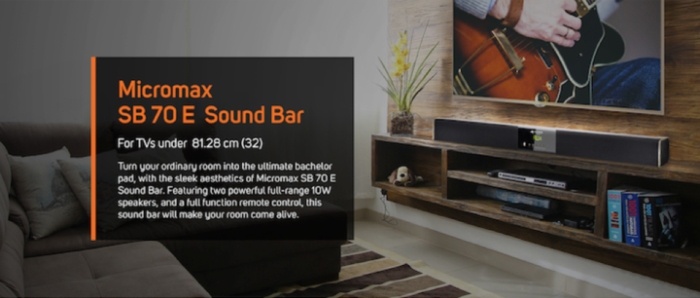 micromax sb 70 e sound bar price