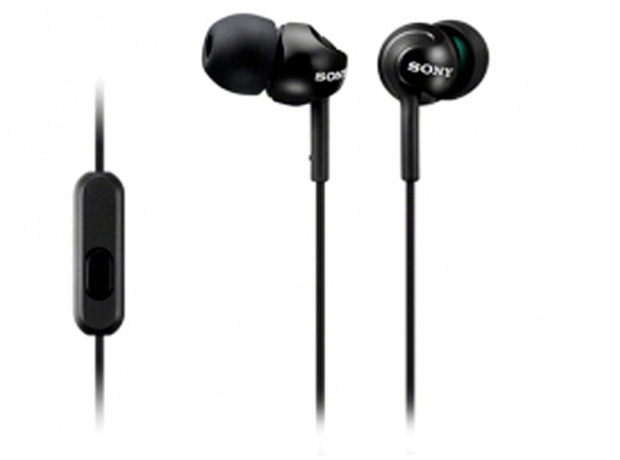 Sony MDR-EX110AP In-Ear Headphones with Mic (Black) - Buy Sony MDR ...