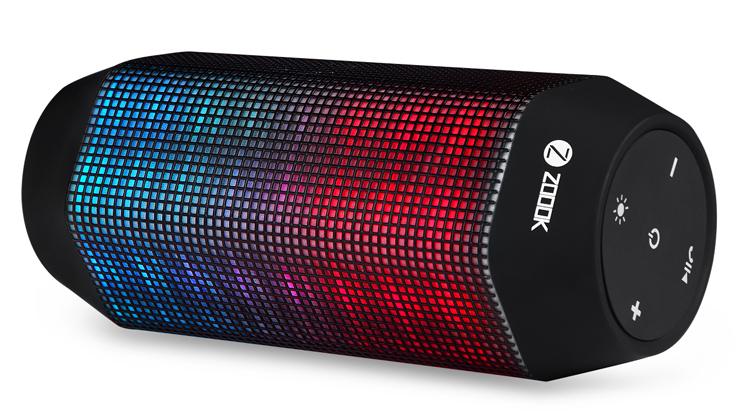 zoook led bluetooth speaker