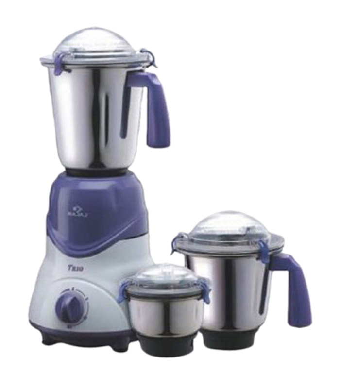 bajaj trio 600 w 3 jar mixer grinder price in india buy bajaj trio description