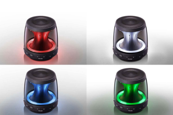 lg ph1 portable bluetooth illuminating speaker 360 degree sound rechargeable