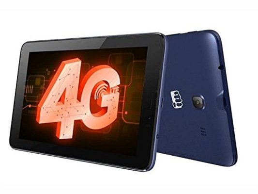 Description: Micromax Canvas Tab P701 Tablet (7 inch, 8GB, Wi-Fi+ LTE+ Voice Calling), Blue